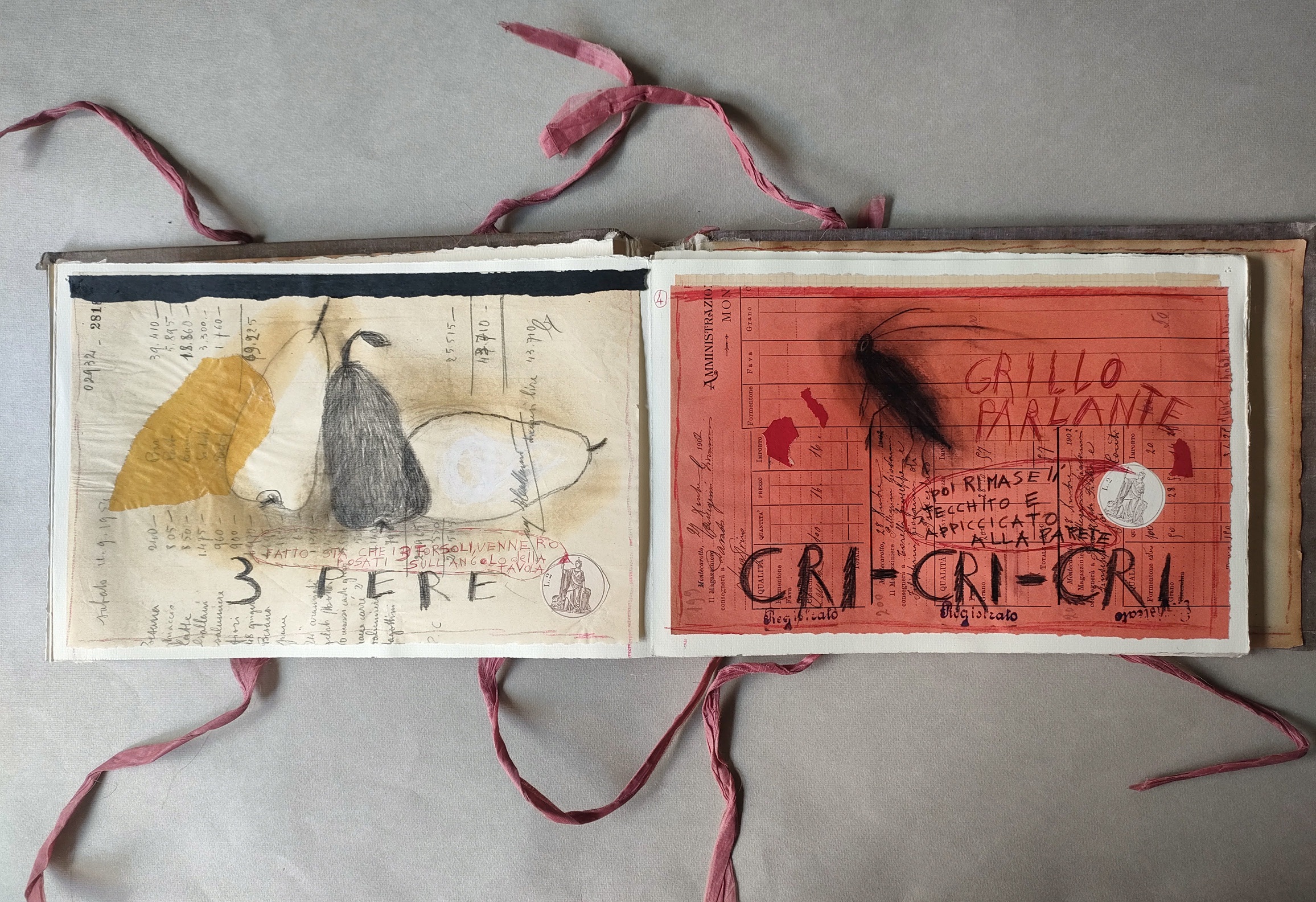Edizioni Brigantino, La cucina di Olivia, 2026 — installazione in dialogo con le opere di Lucia Pescador