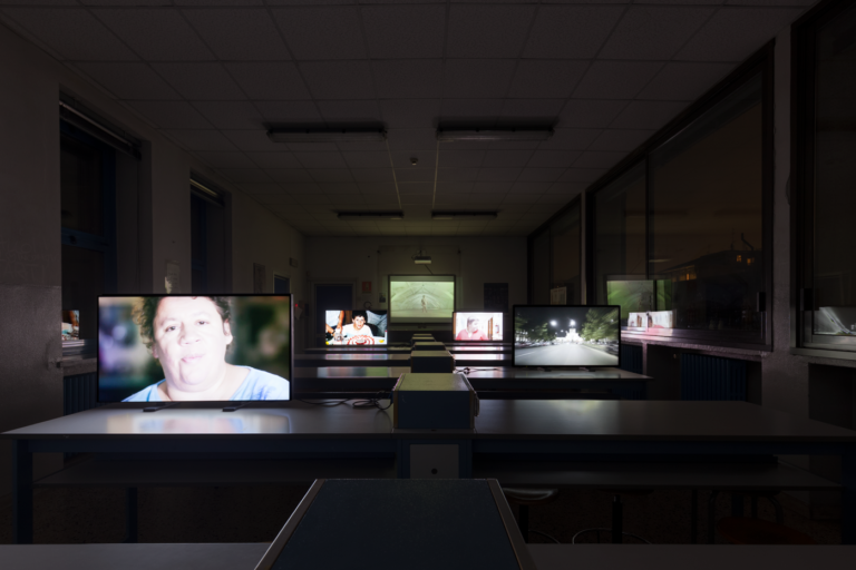 Teresa Sala, Mi vedi?, 2019 — multi-screen installation, HD video