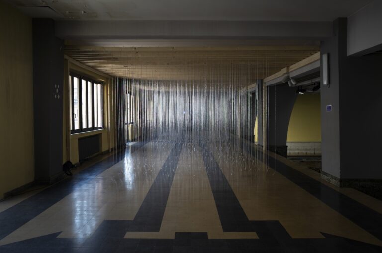 Giulio Frigo, Impenetrable, 2020 — tubi in PVC Ø 2×4 mm