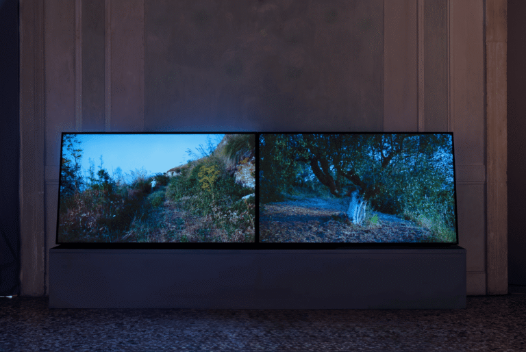 Nicoletta Grillo, Oltremare, 2025 — video a due canali, 4k UHD, suono, colore